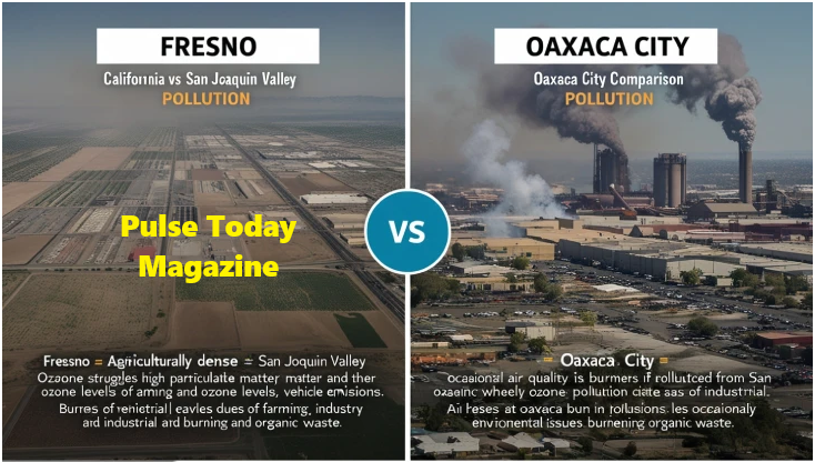 Fresno vs Oaxaca City comparison pollution