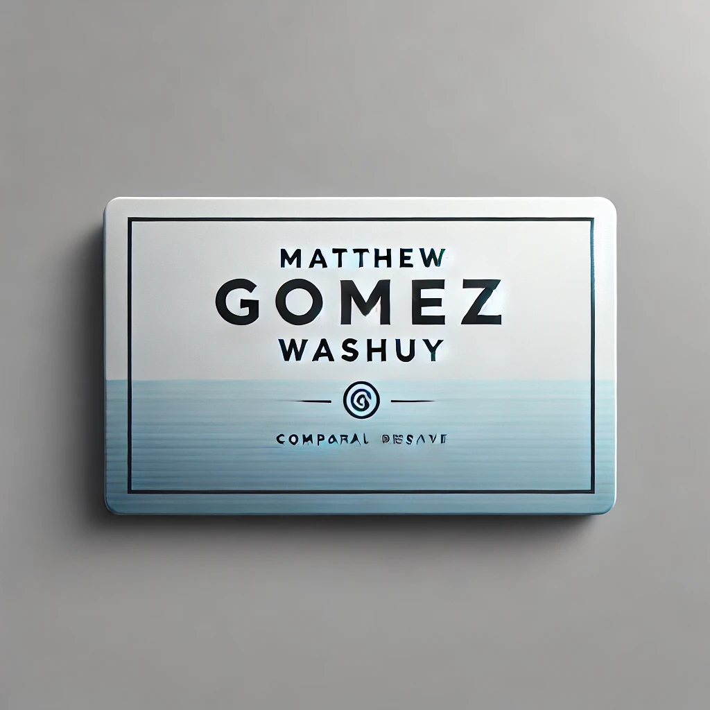 Matthew Gomez Washuy