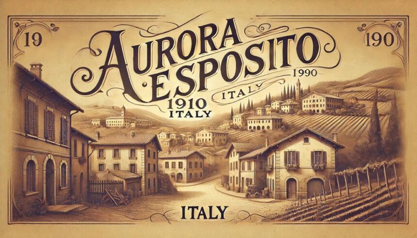 Aurora Esposito 1910 Italy