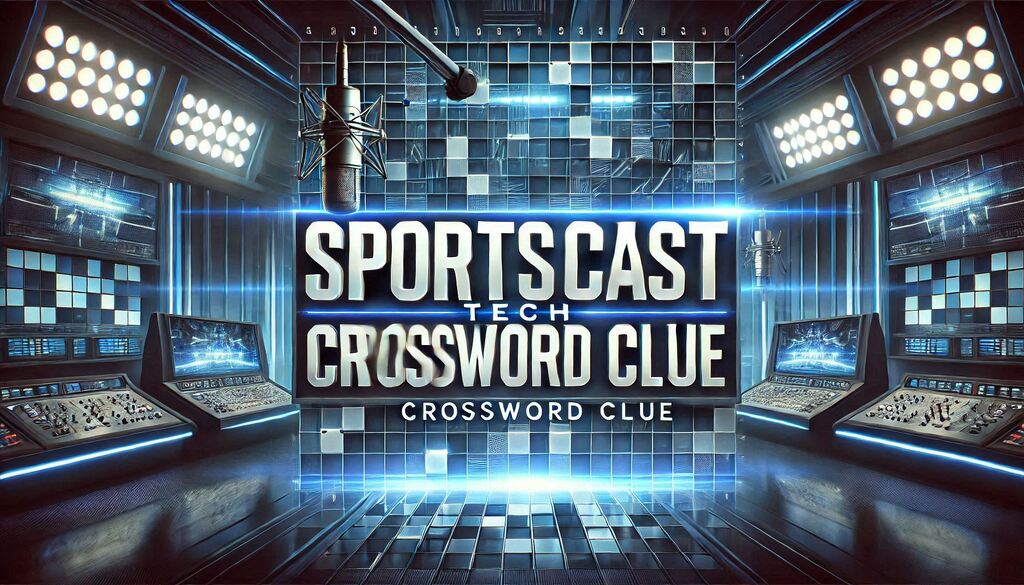 Sportscast Tech Crossword Clue